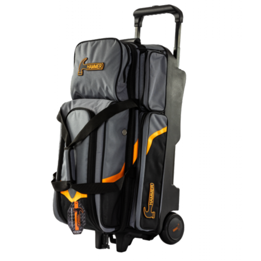 Bowlingtasche - Hammer - DELUXE TRIPLE ROLLER - ORANGE